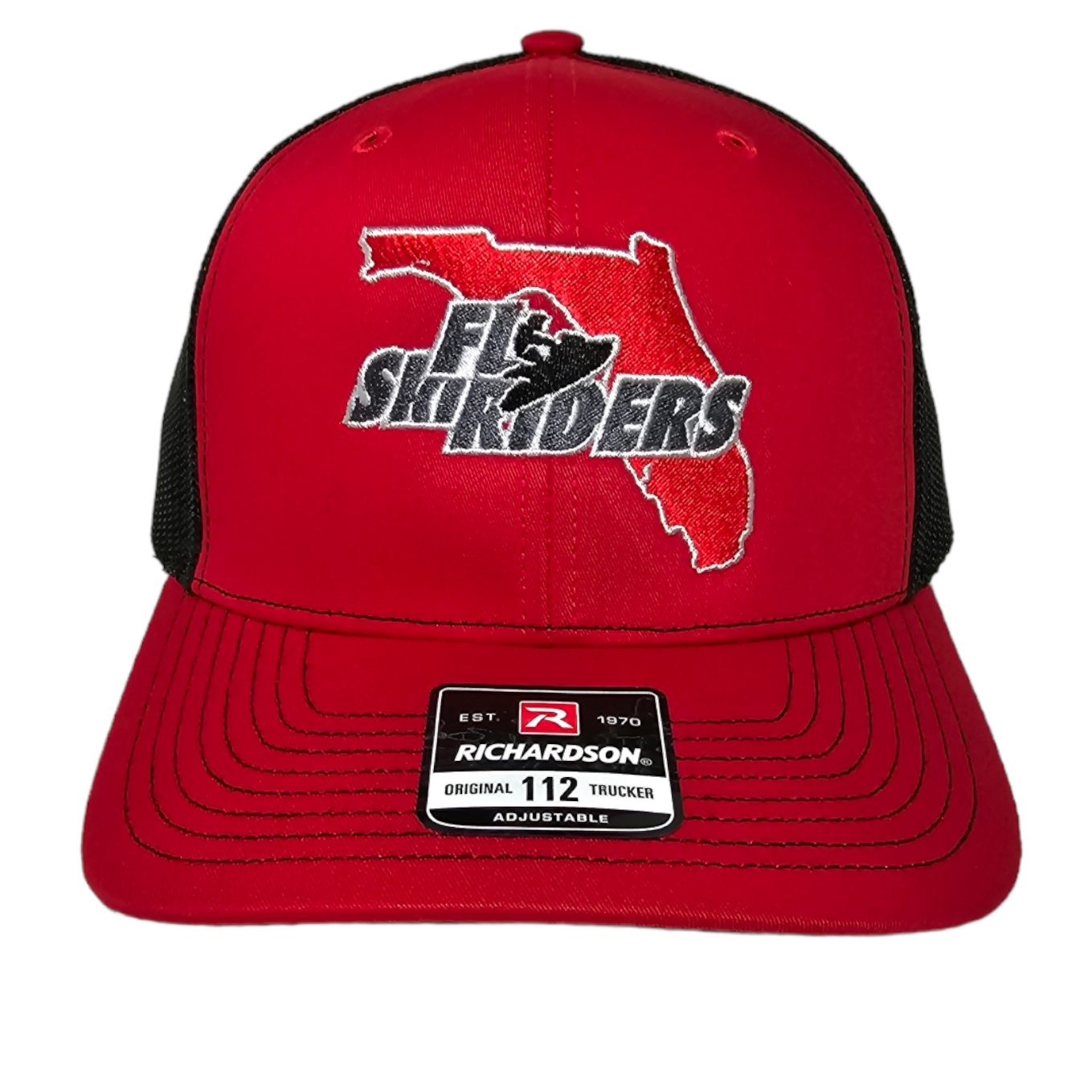 FL Ski Riders Hat - Black & Red