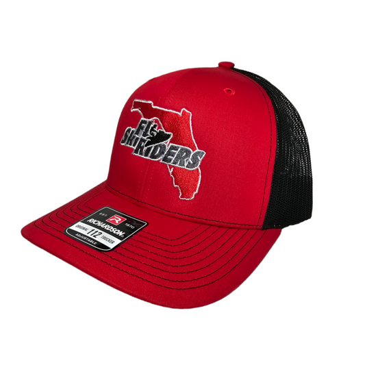 FL Ski Riders Hat - Black & Red