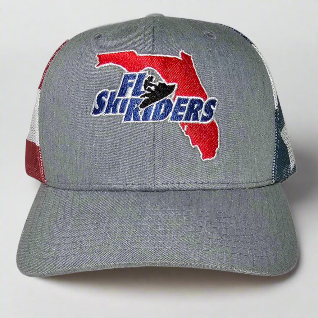 FL Ski Riders Hat - Red, White & Blue