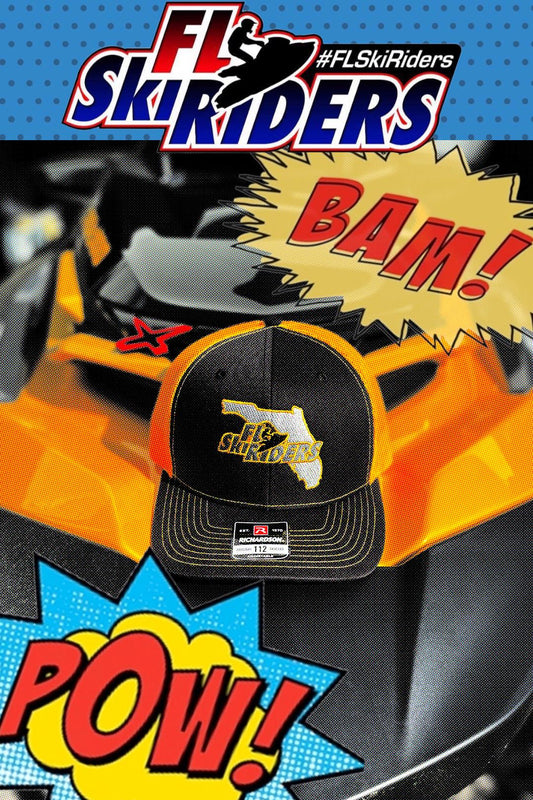 FL Ski Riders Hat - Black & Yellow