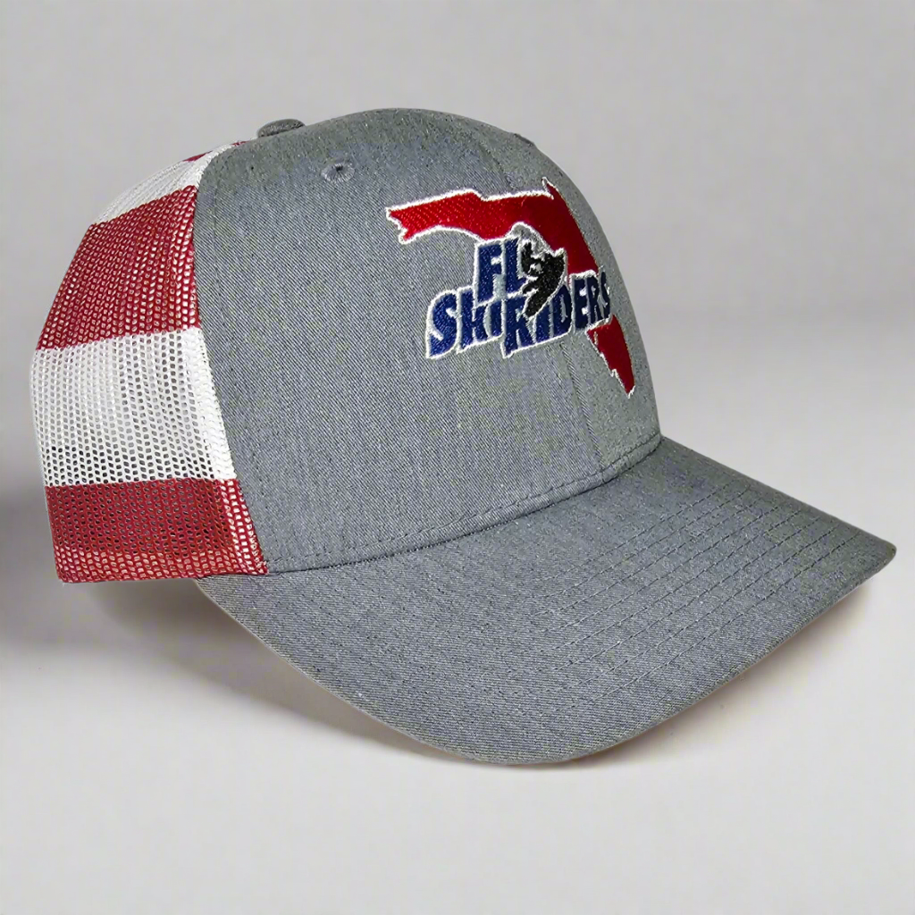 FL Ski Riders Hat - Red, White & Blue