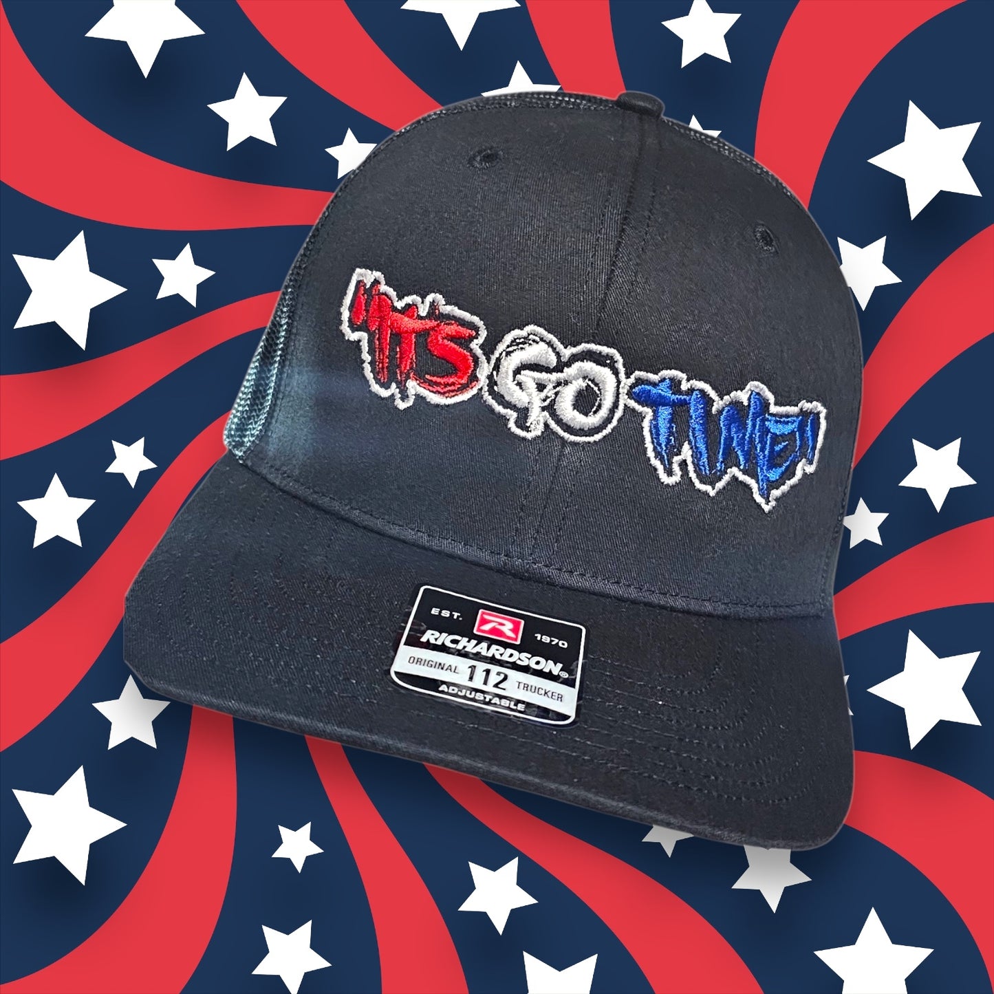 It's GO Time Hat - Red, White & Blue