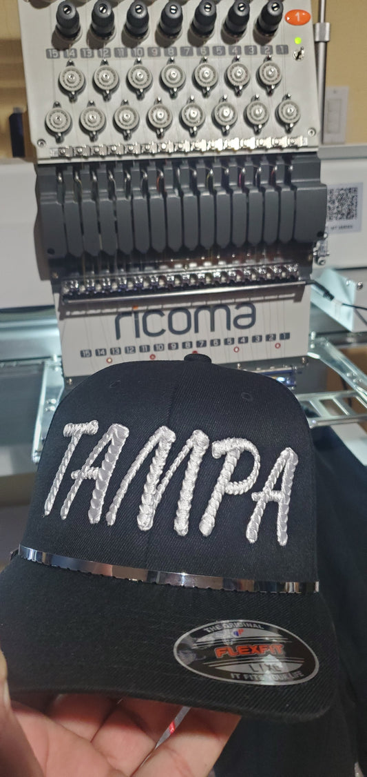 3D Puff Tampa Fitted Hat